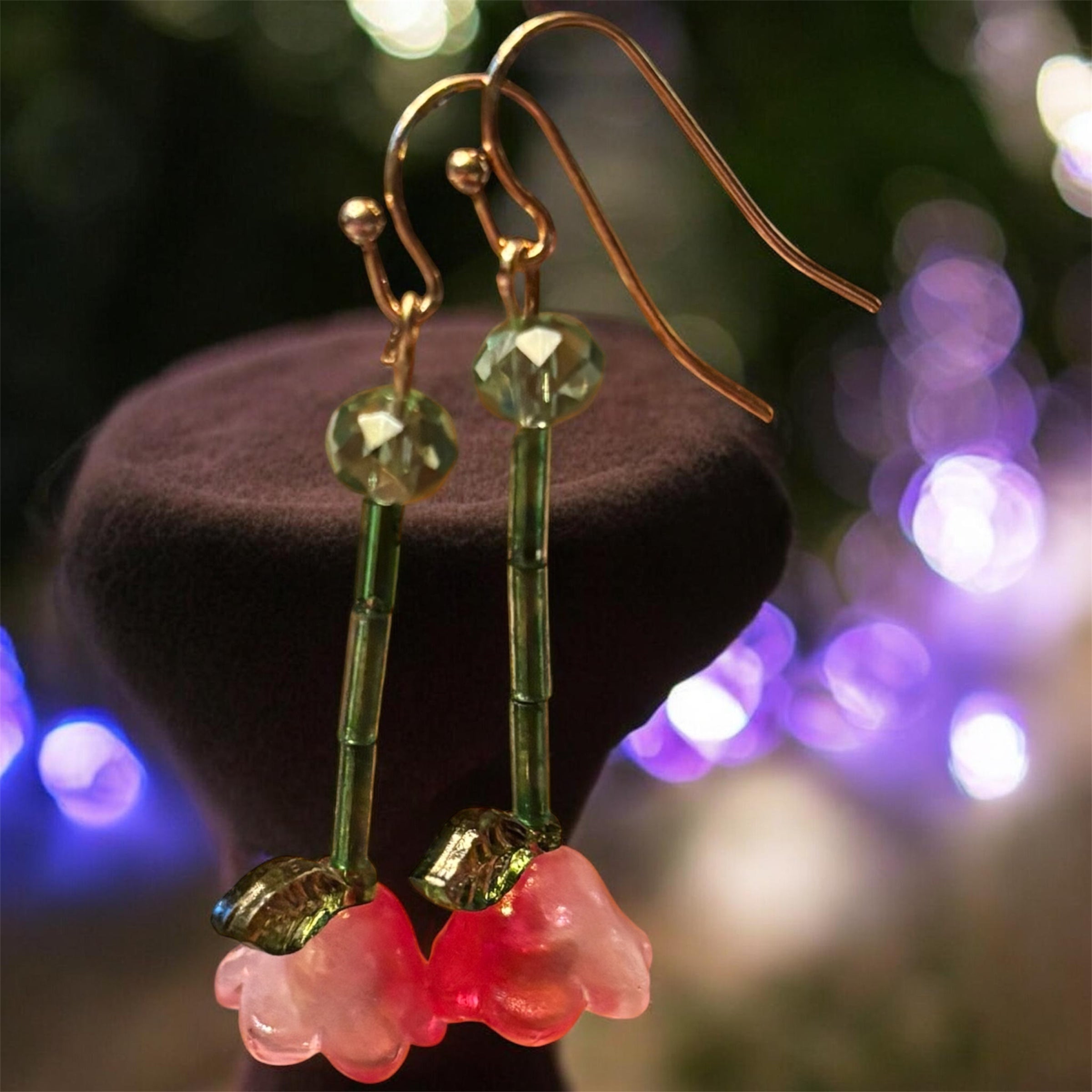 Floral Stem Earrings