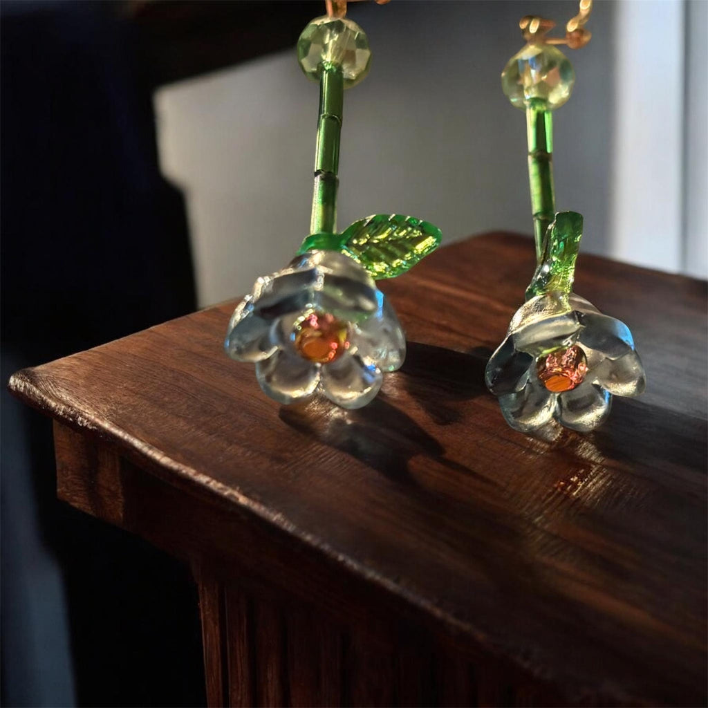 Floral Stem Earrings