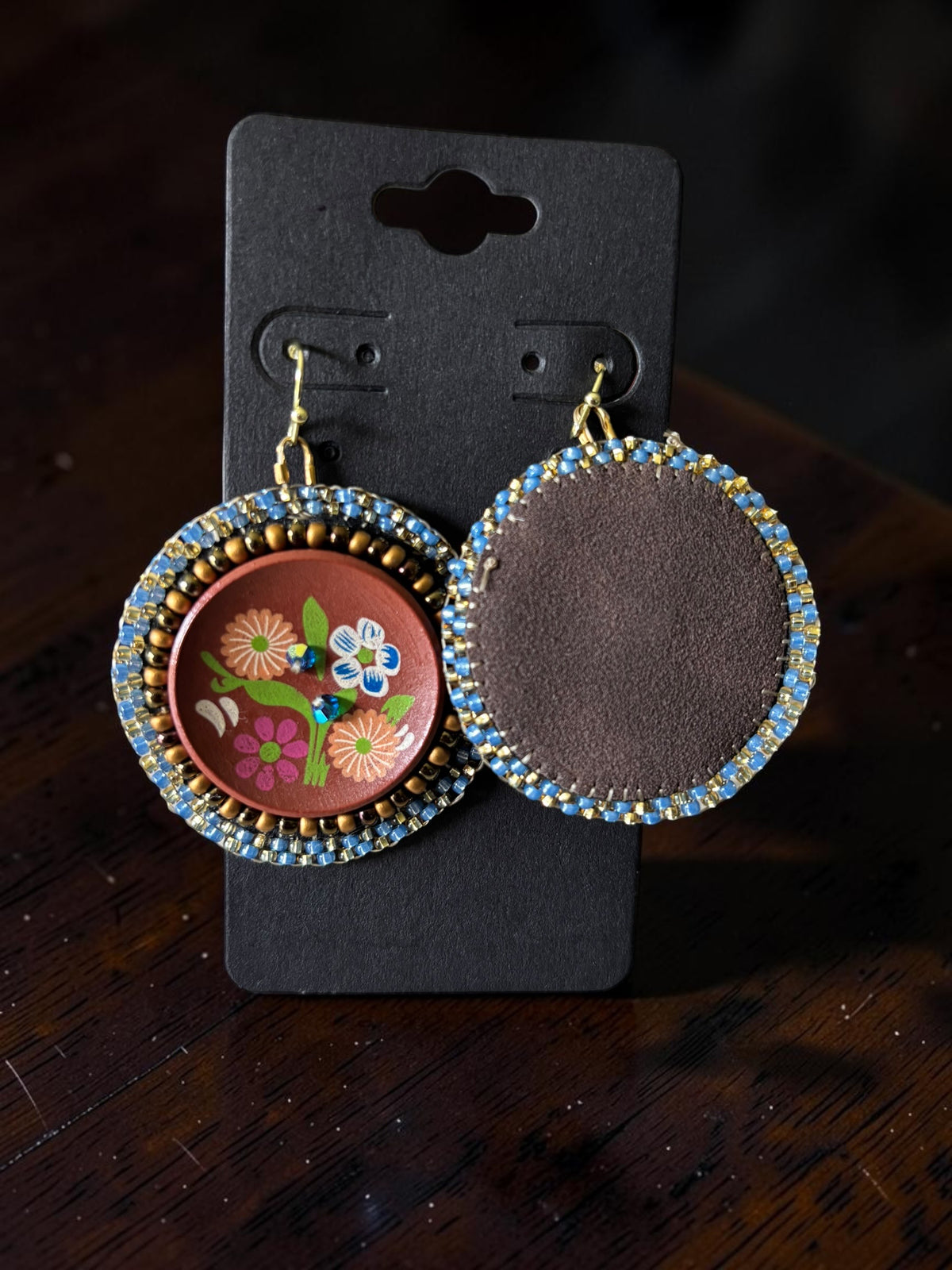 Surprise Song Button Earrings
