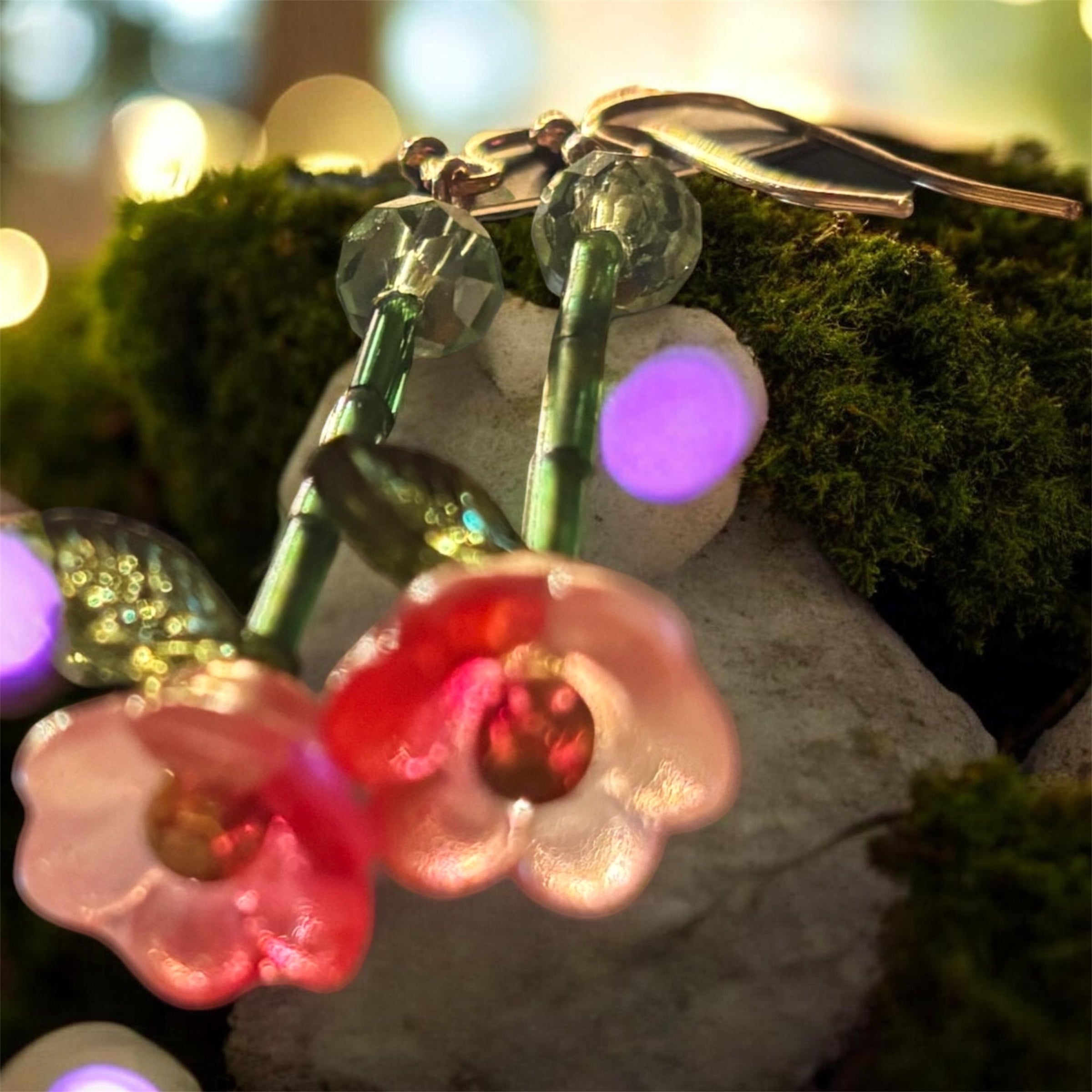 Floral Stem Earrings