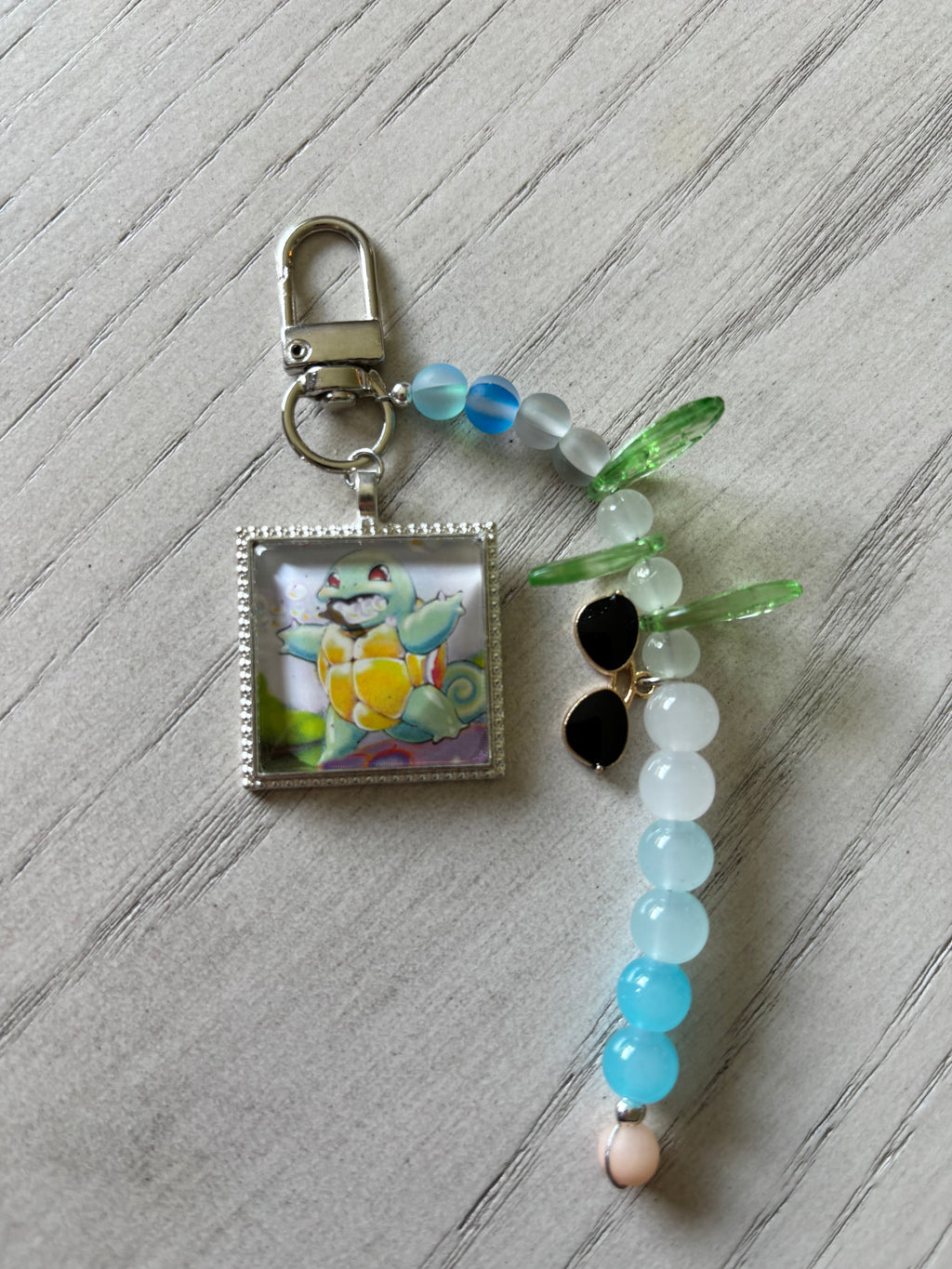 Pokemon^tm Vintage or Holo card Keychains