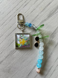 Pokemon^tm Vintage or Holo card Keychains