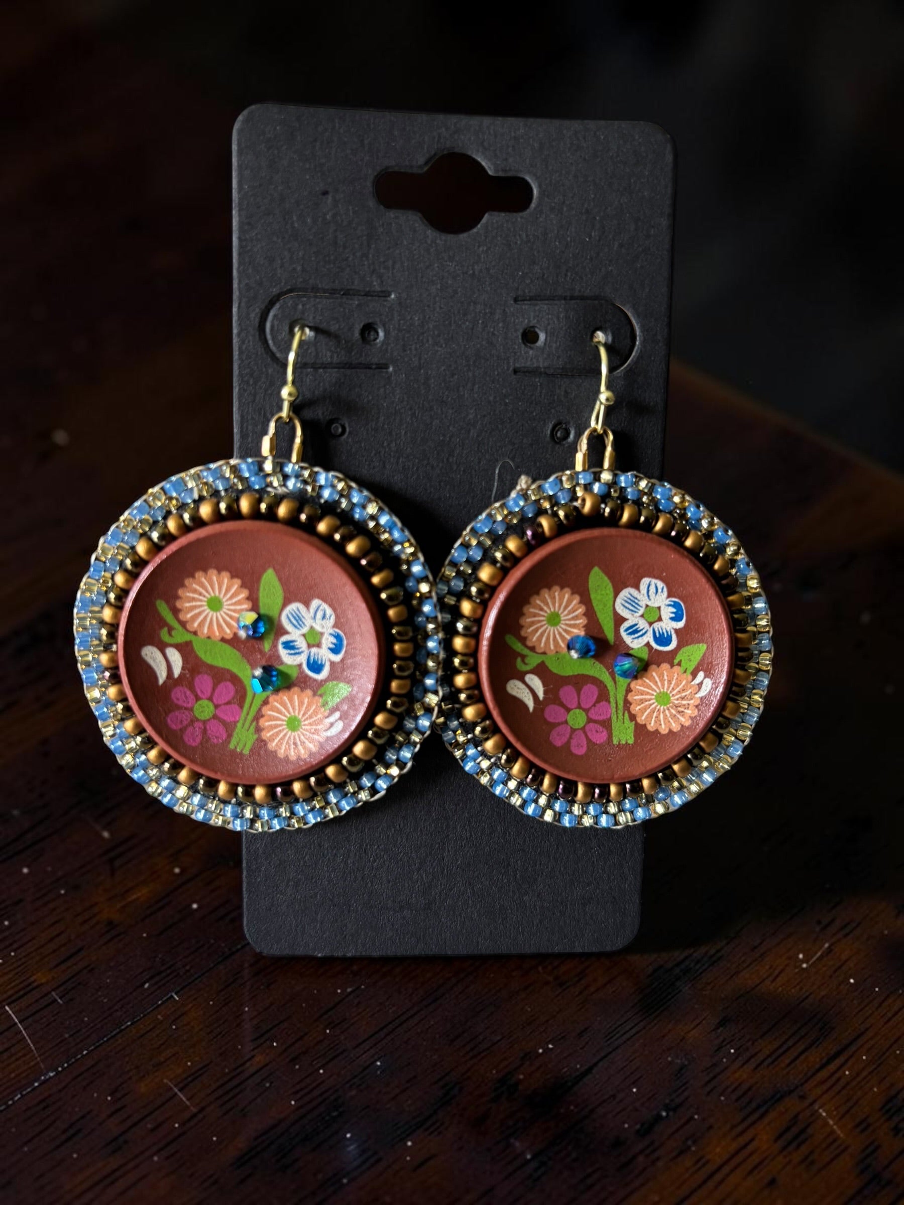Surprise Song Button Earrings