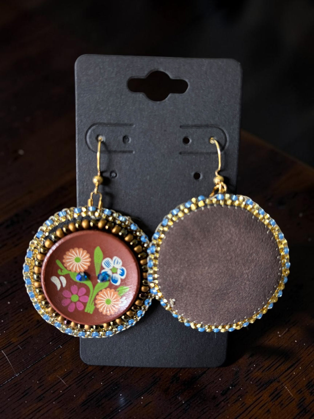 Surprise Song Button Earrings