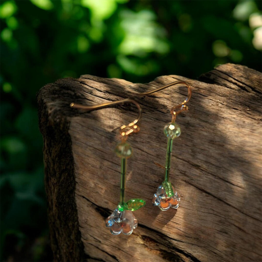 Floral Stem Earrings