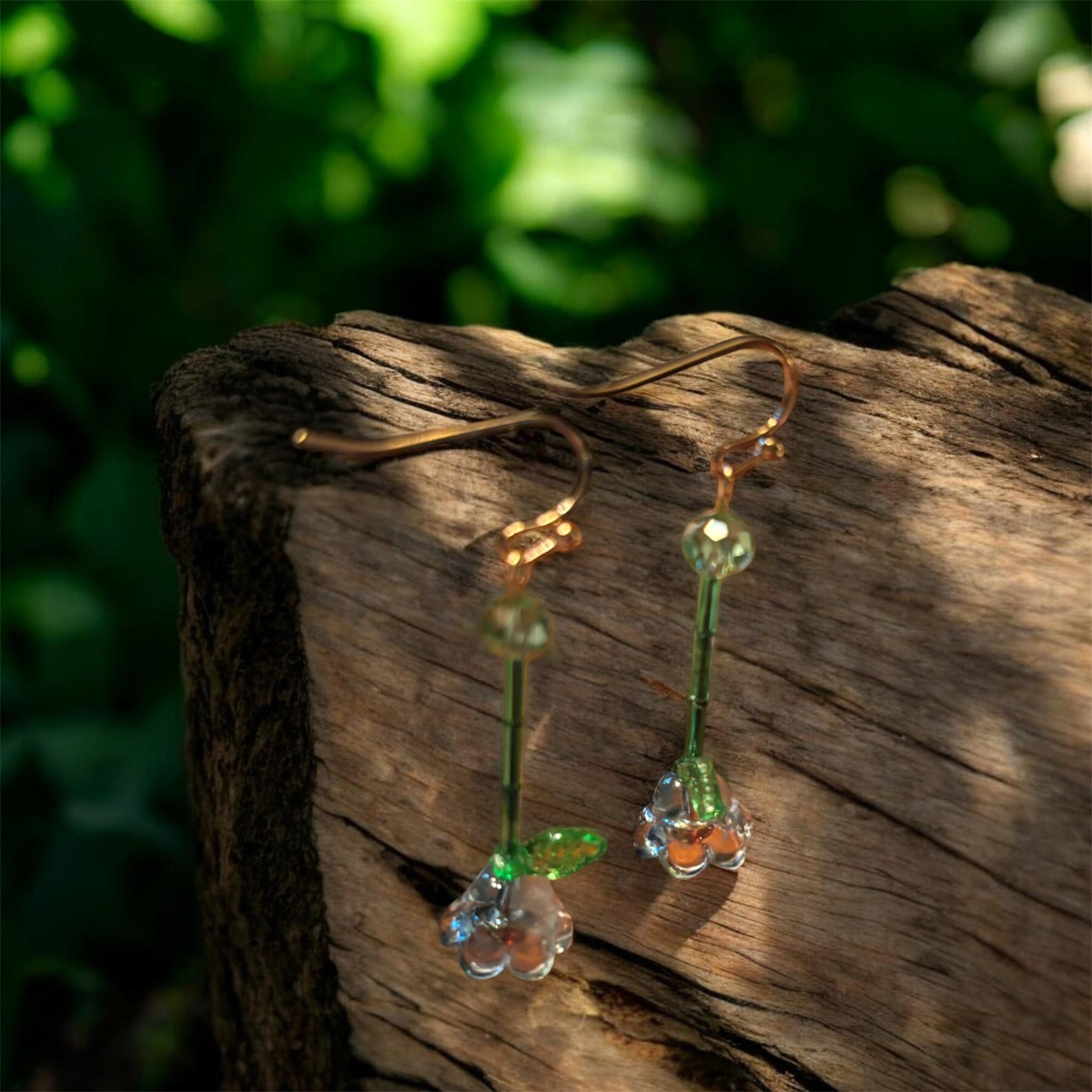 Floral Stem Earrings