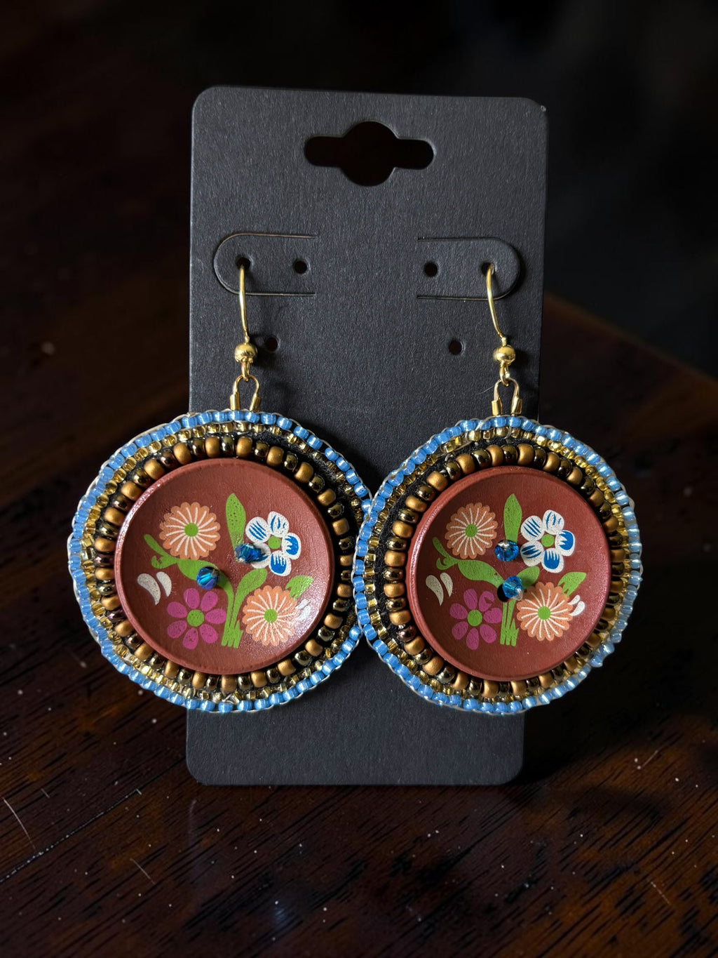 Surprise Song Button Earrings