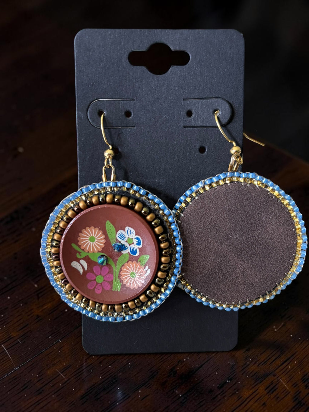 Surprise Song Button Earrings