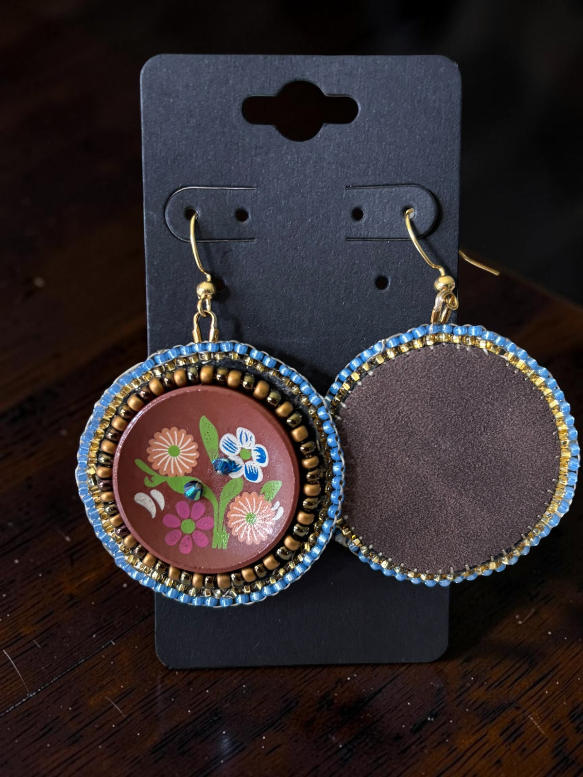 Surprise Song Button Earrings