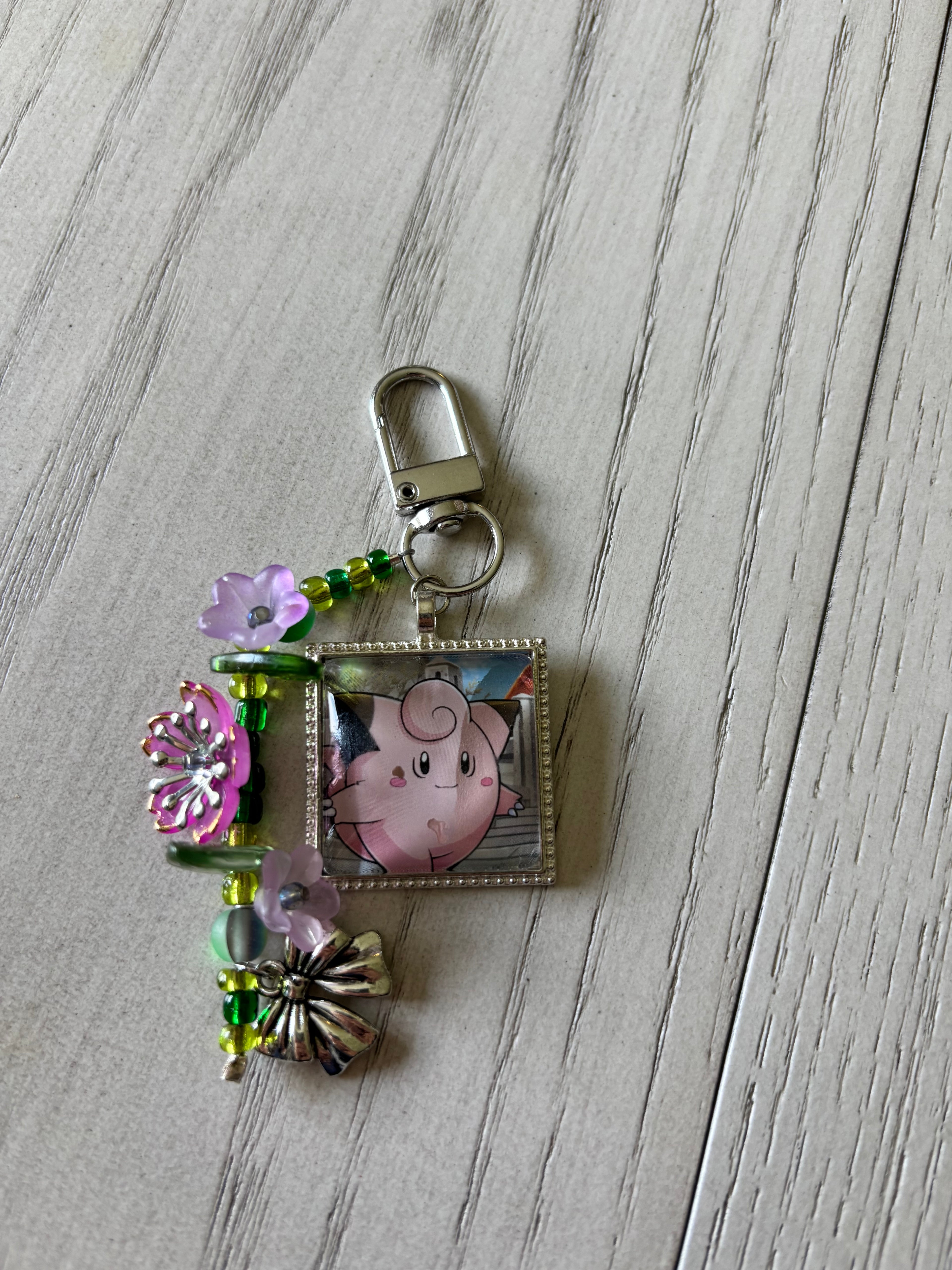 Pokémon^tm card Keychains