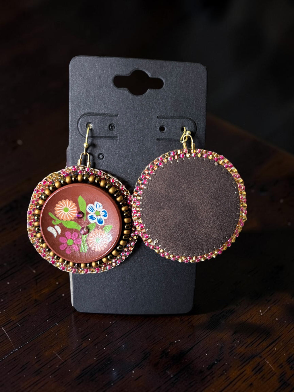 Surprise Song Button Earrings
