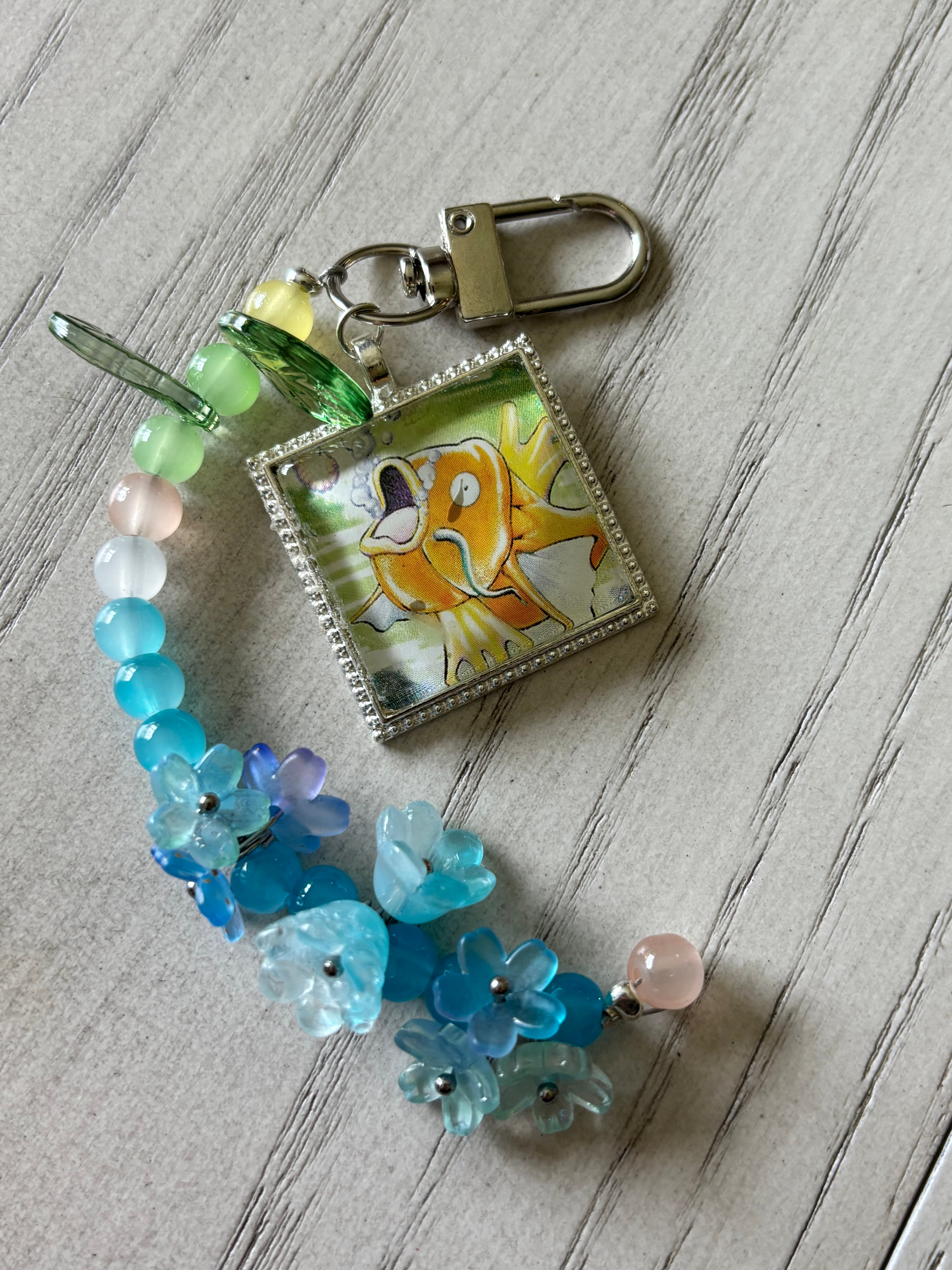 Pokemon^tm Vintage or Holo card Keychains