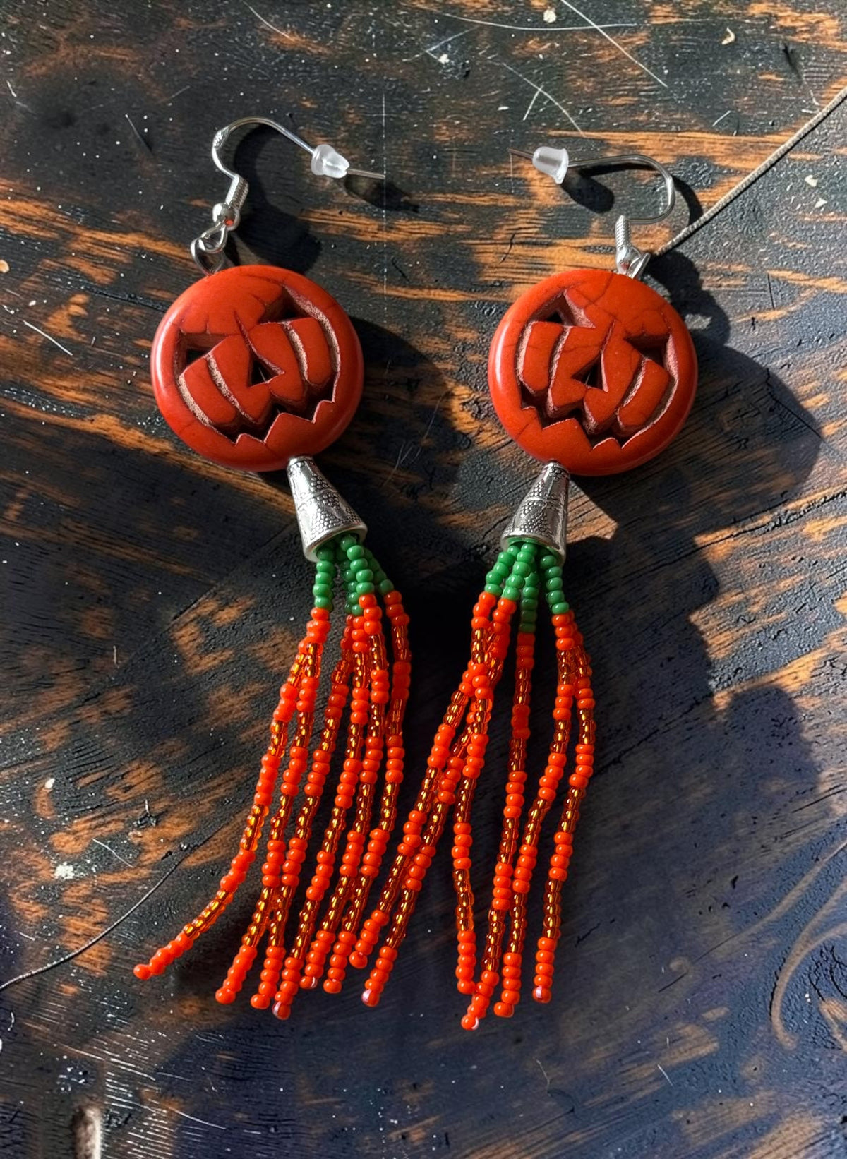 Halloween Tassel Earrings