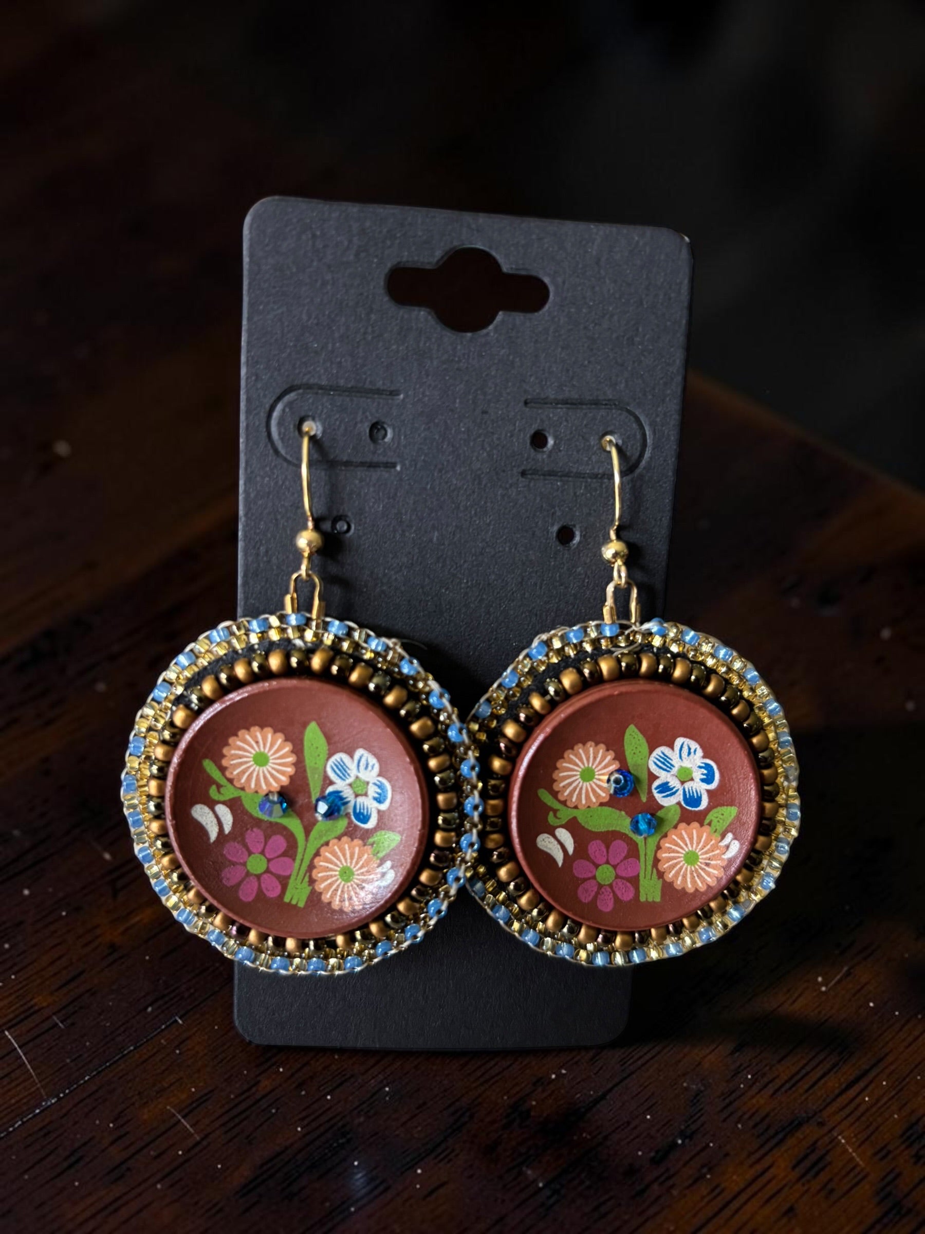 Surprise Song Button Earrings
