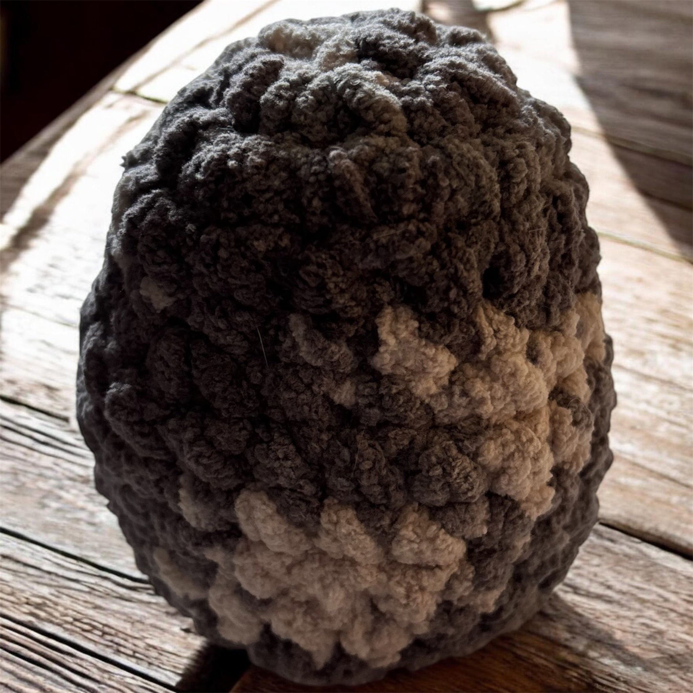 Small Crochet Rock with Bracelet