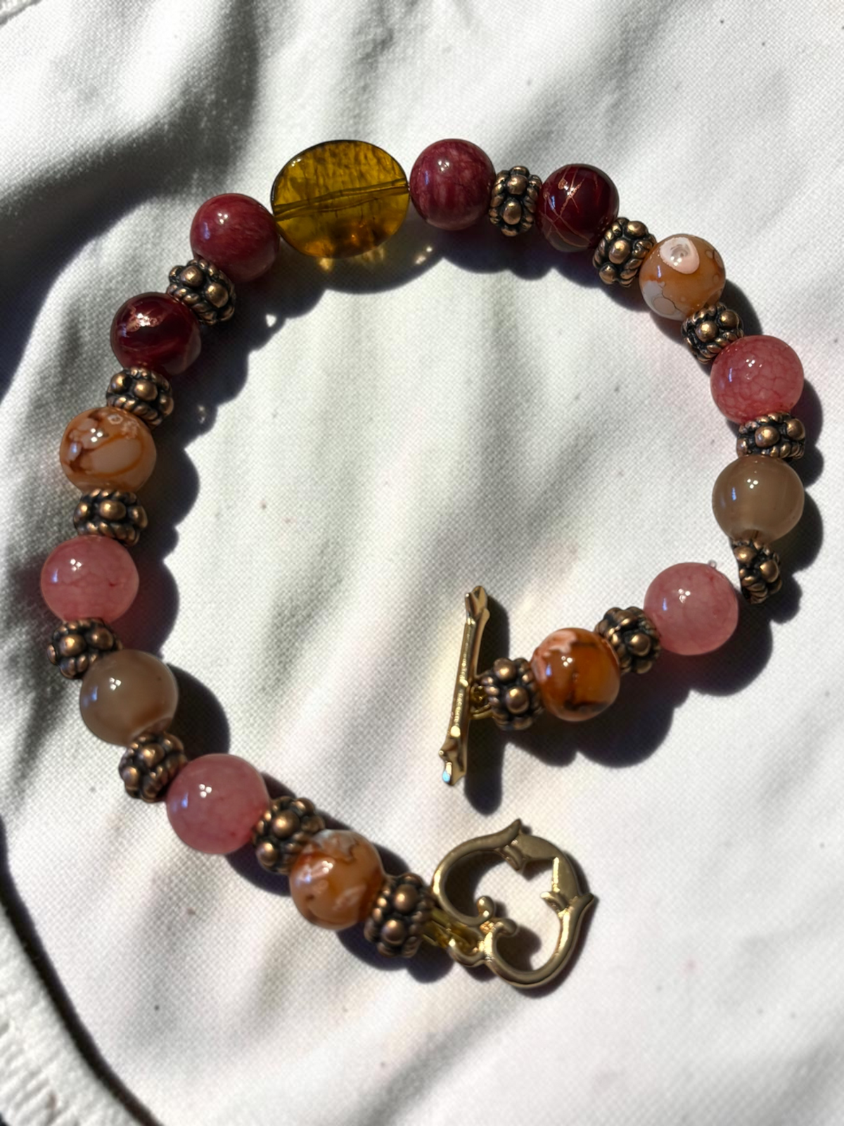 Fall Amber Bracelet