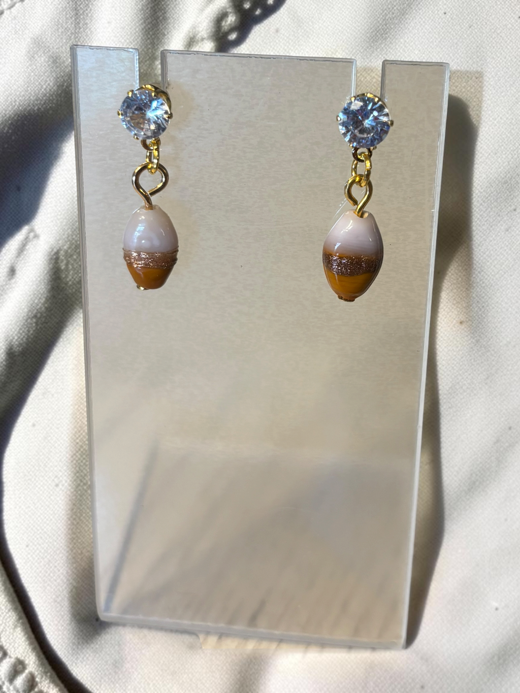 Color block Ceramic Studs