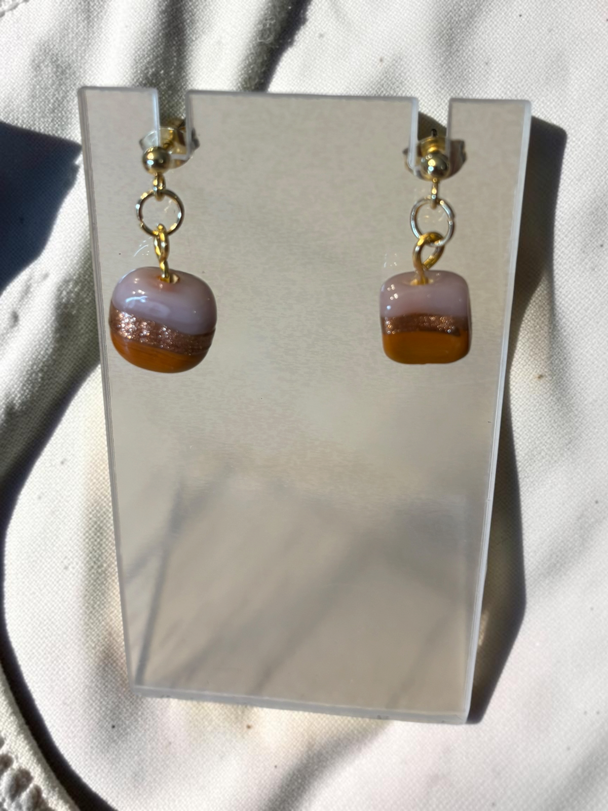 Color block Ceramic Studs